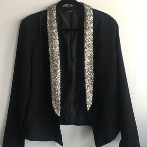 Ana • blazer with sequins lapel